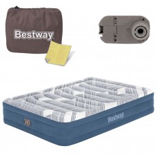 Надувний матрац 203x152x36 см з вбудованим насосом Bestway 6712Y