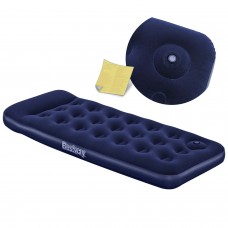 Надувний матрац 185x76x22 см з вбудованим ножним насосом Bestway 67223
