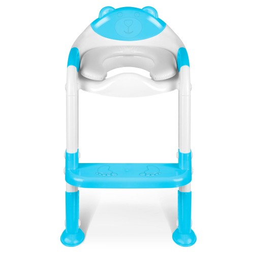 Чохол для унітазу Ricokids 729200 у формі ведмедика з драбинкою, синій - фото 2