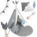 NK-406 Намет Nukido tipi для дітей - сірий - фото 16