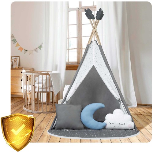 NK-406 Намет Nukido tipi для дітей - сірий - фото 15