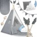 NK-406 Намет Nukido tipi для дітей - сірий