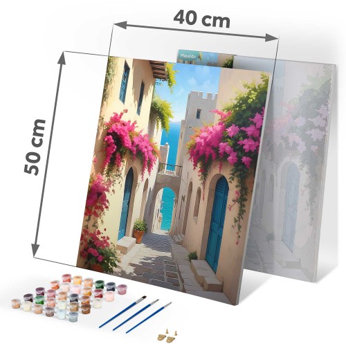 Картина для малювання за номерами 40x50 см Міський пейзаж Массідо фото 3