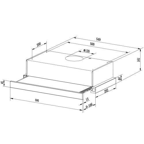 Телескопічна витяжка Berdsen BT-229 INOX - фото 3