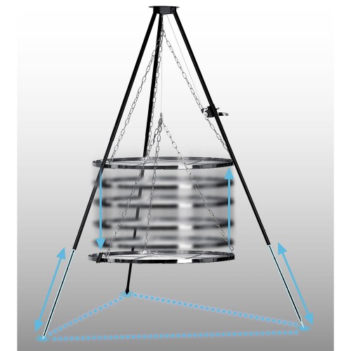 Садове вогнище Berdsen BD-884 Tripod фото 3