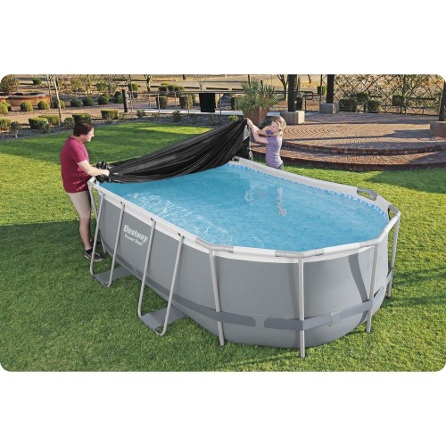 Чохол для овального каркасного басейну 427 x 250 x 100 см Bestway 58425 - фото 1