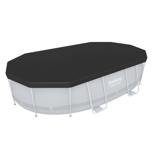 Чохол для овального каркасного басейну 427 x 250 x 100 см Bestway 58425 - фото 5