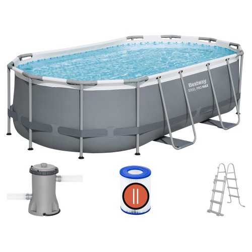 Каркасний басейн 427х250х100см Bestway 10в1 56620 фото 4