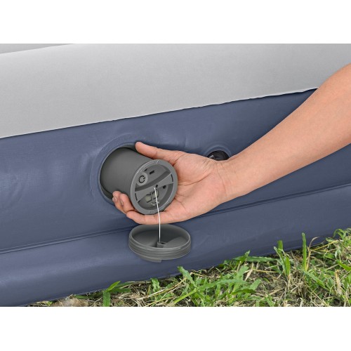Надувний матрац Bestway для 2 осіб Queen Tritech Air pump 203x152x36 см 6716T фото 7
