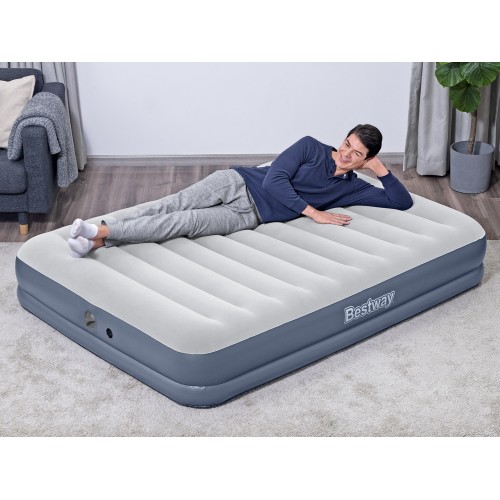 Надувний матрац Bestway для 2 осіб Queen Tritech Air pump 203x152x36 см 6716T фото 3
