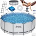Bestway Frame Pool 366x122cm 12in1 Pump Ladder Cover Mat 56420