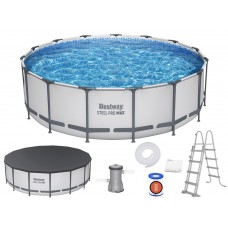 Bestway Frame Pool 457x122cm 10in1 Pump Ladder Cover 56438