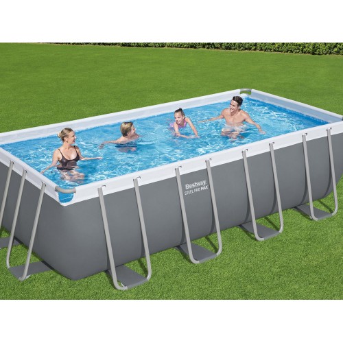 Bestway Frame Pool 488x244x122cm 9in1 Pump Ladder Cover 56671 фото 1