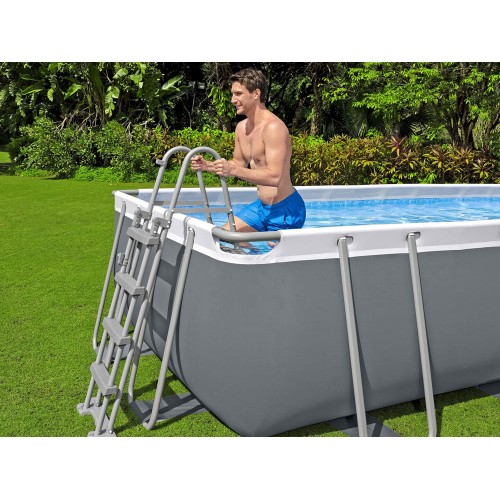 Bestway Frame Pool 488x244x122cm 9in1 Pump Ladder Cover 56671 фото 6