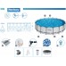 Bestway Frame Pool 549x122cm 10in1 Pump Ladder Cover 56462