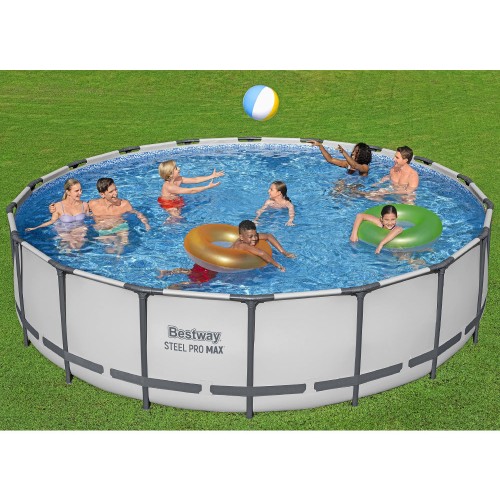 Bestway Frame Pool 549x122cm 10in1 Pump Ladder Cover 56462 фото 10