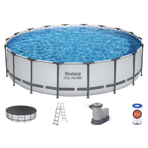Bestway Frame Pool 549x122cm 10in1 Pump Ladder Cover 56462 фото 3