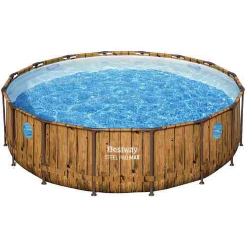 Bestway Frame Pool 488x122 12in1 Mat Cover Pump Ladder 56725 фото 1