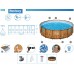 Bestway Frame Pool 488x122 12in1 Mat Cover Pump Ladder 56725