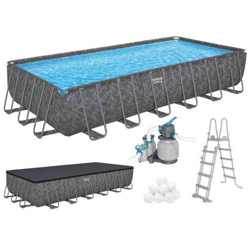 Басейн Bestway Frame ALL YEAR APX 365 732 см х 366 см х 132 см з насосною драбиною 561 KG фото 2