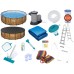 Набір аксесуарів Bestway Frame Pool Wood 488x122 18in1 56725
