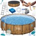 Набір аксесуарів Bestway Frame Pool Wood 488x122 18in1 56725