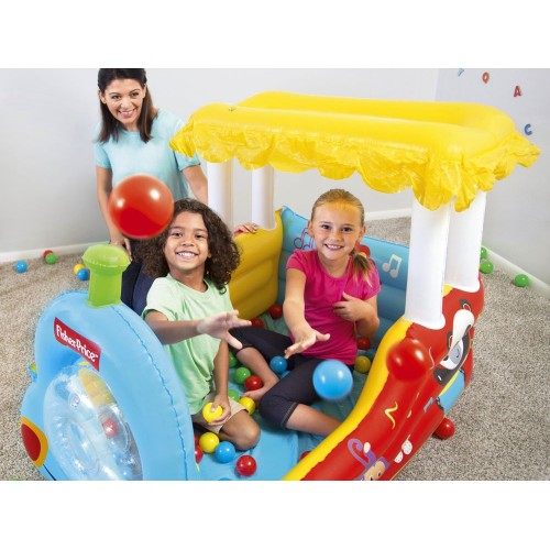 Надувний локомотив Bestway Dry Ball Pool Fisher Price 93537 фото 6