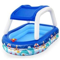 Bestway Надувний басейн зі знімним дахом + кермо Sea Captain 54370