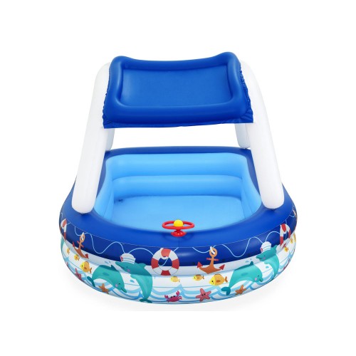 Bestway Надувний басейн зі знімним дахом + кермо Sea Captain 54370 фото 8