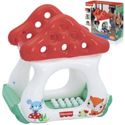 Bestway Надувний басейн з кульками MUSHROOM MUCHOMOREK Fisher Price 93570