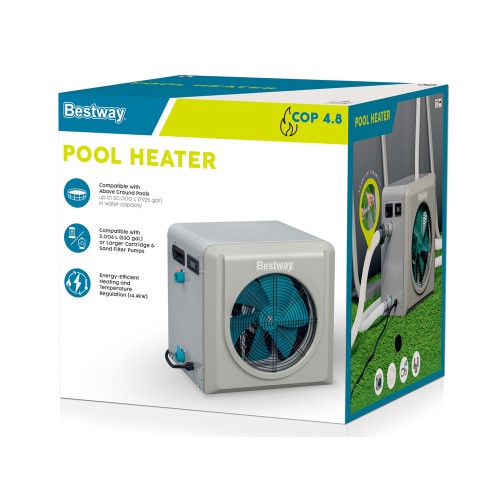 Електричний нагрівач для басейну Bestway Flowclear Heat Pump 58748 фото 12