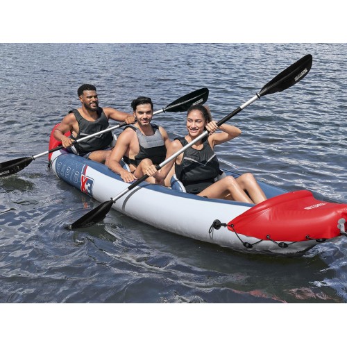 Надувний каяк Bestway Kajak Rapid X3 на 3 особи + сумка для весла 381x100 см 65132 фото 10