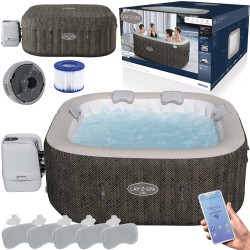 Bestway Lay-Z-Spa Cabo HydrotJet 6 гідромасажна 4-6 осіб WiFi додаток 6001R