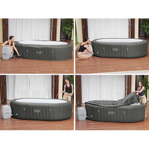 Bestway Lay-Z-Spa Mauritius джакузі 5-7 осіб WiFi додаток гідромасаж 60067 фото 13