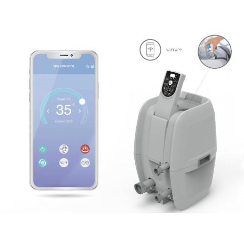 Bestway Lay-Z-Spa Mauritius джакузі 5-7 осіб WiFi додаток гідромасаж 60067 фото 4