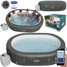 Bestway Lay-Z-Spa Mauritius джакузі 5-7 осіб WiFi додаток гідромасаж 60067
