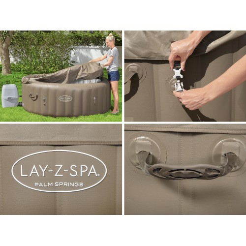 Bestway Lay-Z-Spa Palm Springs 4-6 осіб 196 см гідромасаж 140 струменів 60017 фото 4