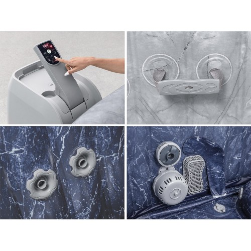 Bestway Lay-Z-Spa San Francisco Pro 7 Wi-Fi App LED 5-7 Persons 6001Q фото 7