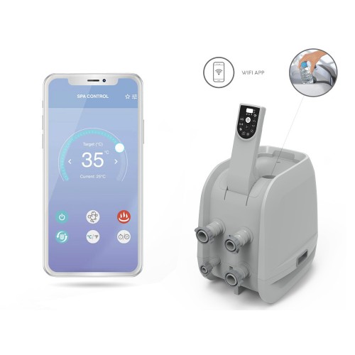 Bestway Lay-z-Spa Maldives Pro7 2025 джакузі WiFi LED app 5-7 людей 6001U фото 8