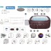 Bestway Lay-z-Spa Maldives Pro7 2025 джакузі WiFi LED app 5-7 людей 6001U