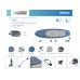 Дошка для SUP Bestway Hydro-Force 2-в-1 зі спинкою, комплект, 305 см x 84 см x 15 см, 6532B