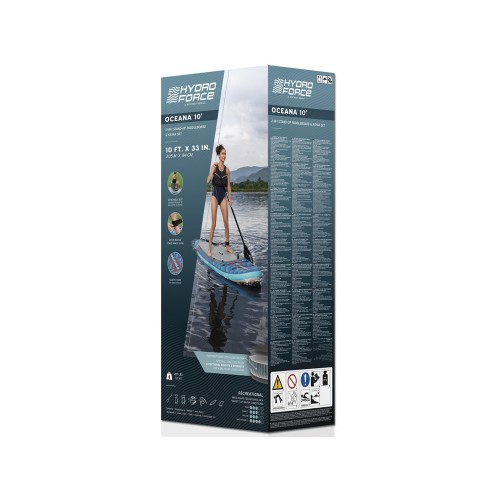 Дошка для SUP Bestway Hydro-Force 2-в-1 зі спинкою, комплект, 305 см x 84 см x 15 см, 6532B фото 15