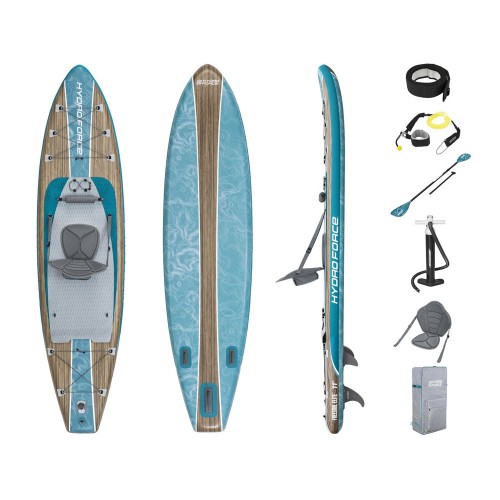 Дошка для SUP Bestway Hydro-Force 2-в-1 зі спинкою, комплект, 335 см x 84 см x 15 см, 6532E фото 1