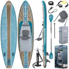 Дошка для SUP Bestway Hydro-Force 2-в-1 зі спинкою, комплект, 335 см x 84 см x 15 см, 6532E
