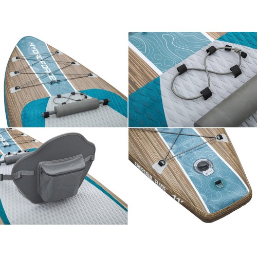 Дошка для SUP Bestway Hydro-Force 2-в-1 зі спинкою, комплект, 335 см x 84 см x 15 см, 6532E фото 6