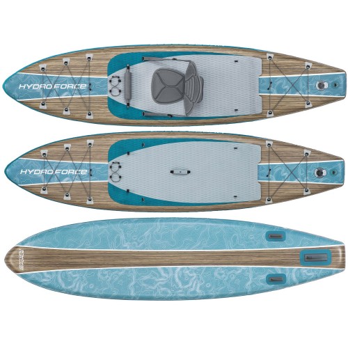 Дошка для SUP Bestway Hydro-Force 2-в-1 зі спинкою, комплект, 335 см x 84 см x 15 см, 6532E фото 3