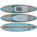 Дошка для SUP Bestway Hydro-Force 2-в-1 зі спинкою, комплект, 335 см x 84 см x 15 см, 6532E