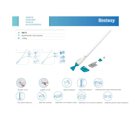 Набір для чищення пилососа Bestway AquaCrawl 58212 фото 12