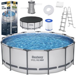 Каркасний басейн Bestway 396x122см 7в1 кришка насос сходи 5618W