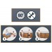 Bestway рамка дошка для басейну з малюнком 488x122 см кришка для драбини насос 56725